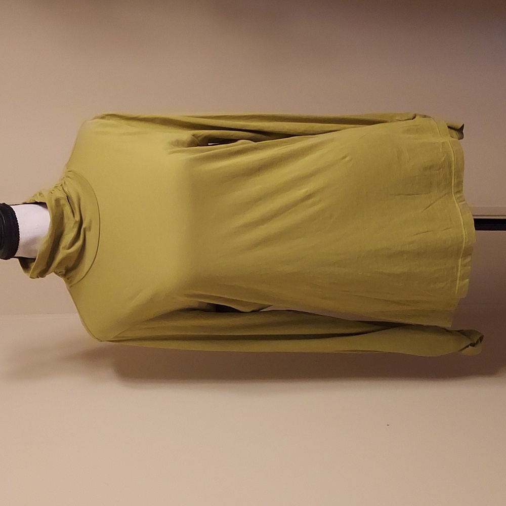 Nomadic Traders Mustard Yellow/Avocado Pima Cotton Top